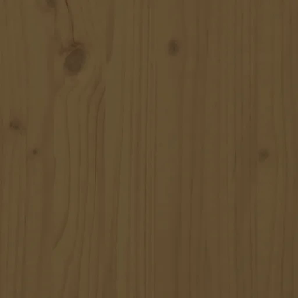 Testiera per Letto ambra 105,5x4x100 cm Legno Massello di Pino