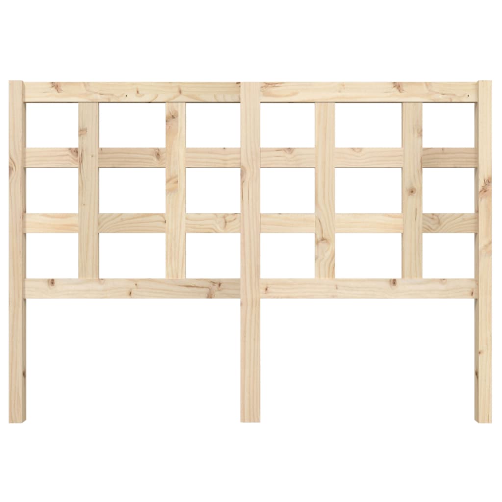 Testiera per Letto 140,5x4x100 cm Legno Massello di Pino