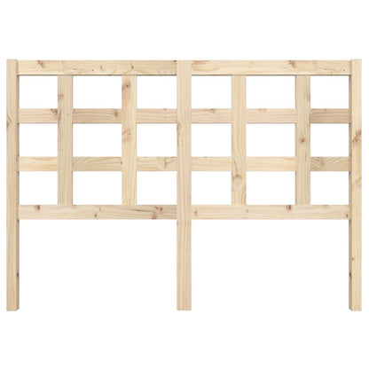 Testiera per Letto 140,5x4x100 cm Legno Massello di Pino