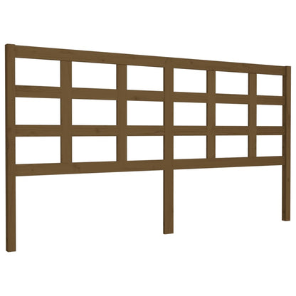 Testiera per Letto ambra 185,5x4x100 cm Legno Massello di Pino