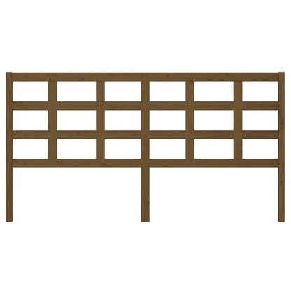 Testiera per Letto ambra 185,5x4x100 cm Legno Massello di Pino