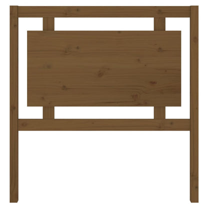 Testiera per Letto ambra 95,5x4x100cm in Legno Massello di Pino