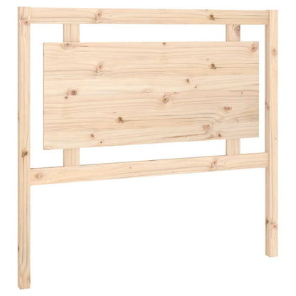 Testiera per Letto 105,5x4x100 cm in Legno Massello di Pino