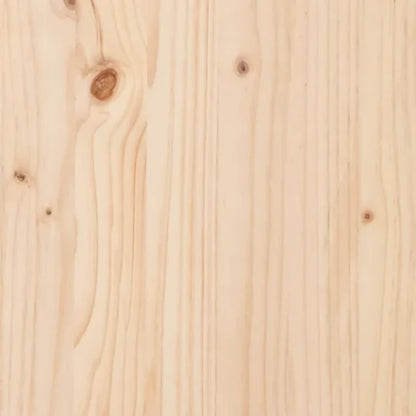 Testiera per Letto 105,5x4x100 cm in Legno Massello di Pino