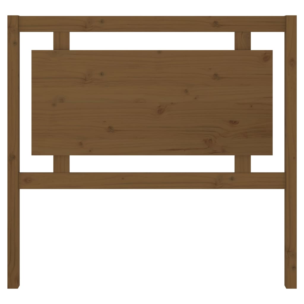 Testiera per Letto ambra 105,5x4x100 cm Legno Massello di Pino