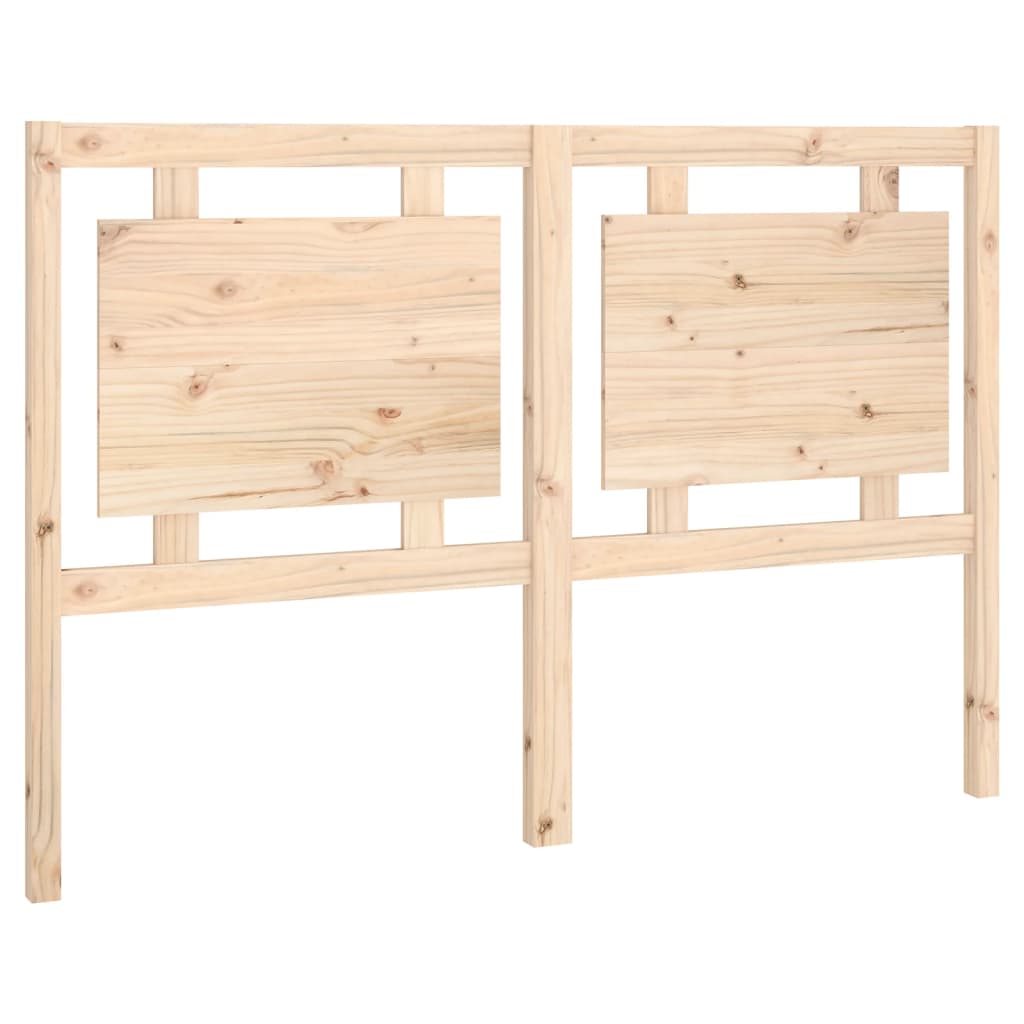 Testiera per Letto 145,5x4x100 cm in Legno Massello di Pino