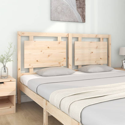 Testiera per Letto 165,5x4x100 cm in Legno Massello di Pino