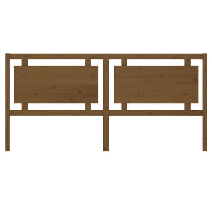 Testiera per Letto ambra 205,5x4x100 cm Legno Massello di Pino
