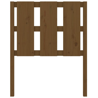 Testiera per Letto ambra 80,5x4x100cm in Legno Massello di Pino