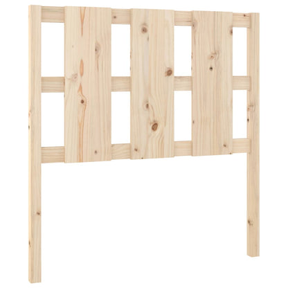 Testiera per Letto 95,5x4x100 cm Legno Massello di Pino