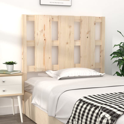 Testiera per Letto 95,5x4x100 cm Legno Massello di Pino