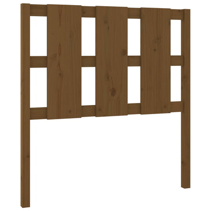 Testiera per Letto ambra 95,5x4x100cm in Legno Massello di Pino