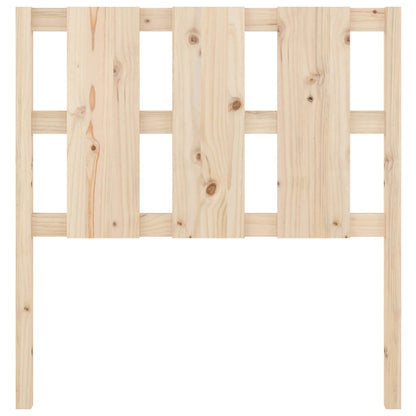 Testiera per Letto 105,5x4x100 cm Legno Massello di Pino