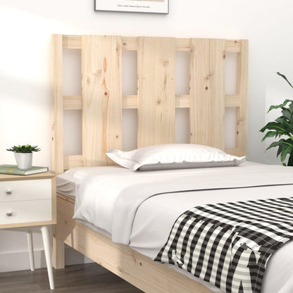 Testiera per Letto 105,5x4x100 cm Legno Massello di Pino