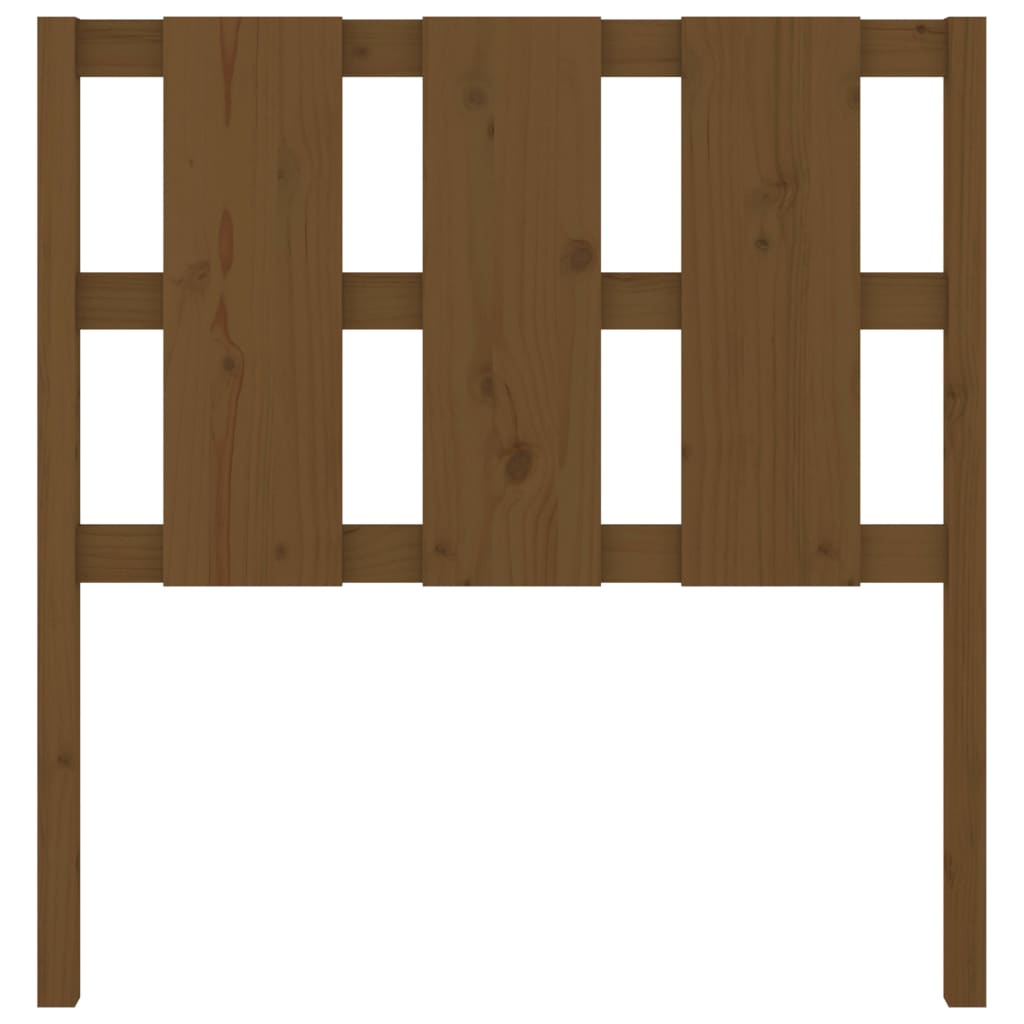 Testiera per Letto ambra 105,5x4x100 cm Legno Massello di Pino
