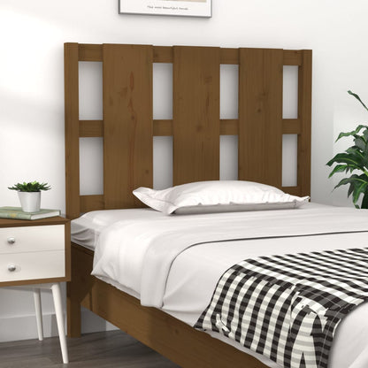 Testiera per Letto ambra 105,5x4x100 cm Legno Massello di Pino