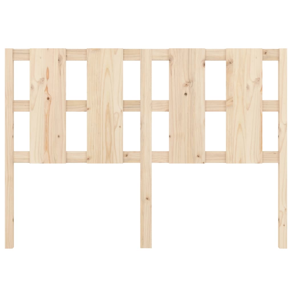 Testiera Letto 125,5x4x100 cm in Legno Massello di Pino
