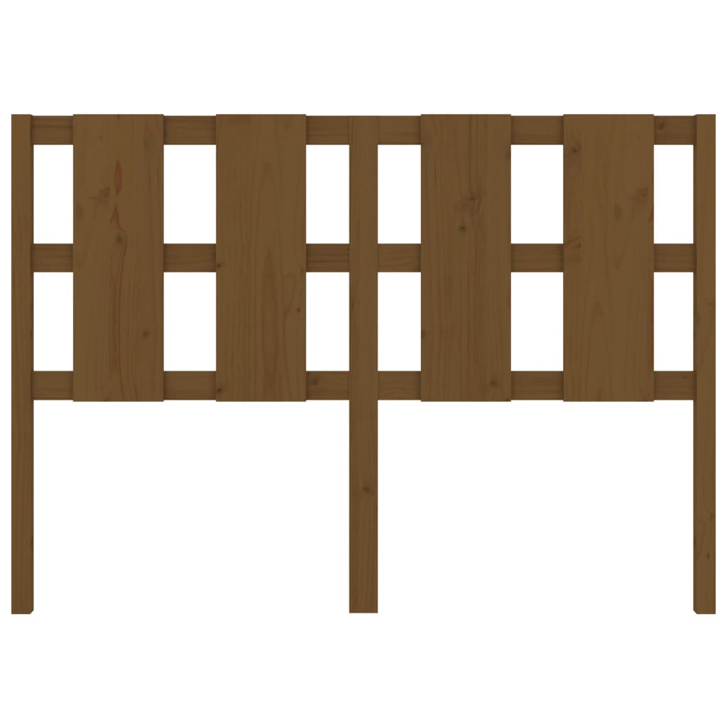 Testiera per Letto ambra 125,5x4x100 cm Legno Massello di Pino