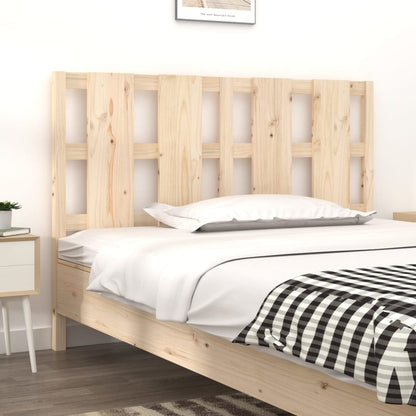 Testiera per Letto 140,5x4x100 cm Legno Massello di Pino