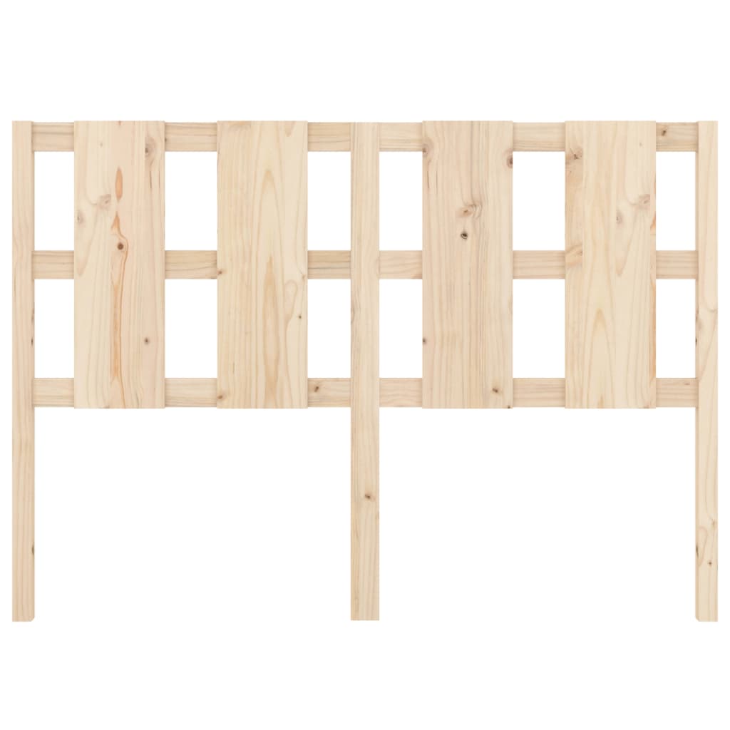 Testiera per Letto 145,5x4x100 cm Legno Massello di Pino