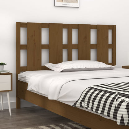 Testiera per Letto ambra 145,5x4x100 cm Legno Massello di Pino