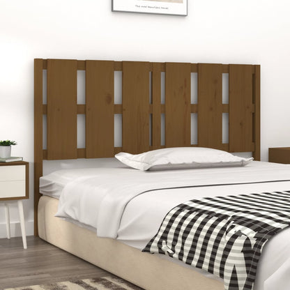 Testiera per Letto ambra 155,5x4x100 cm Legno Massello di Pino