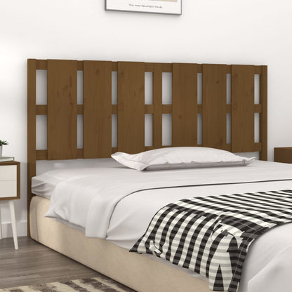 Testiera per Letto ambra 165,5x4x100 cm Legno Massello di Pino