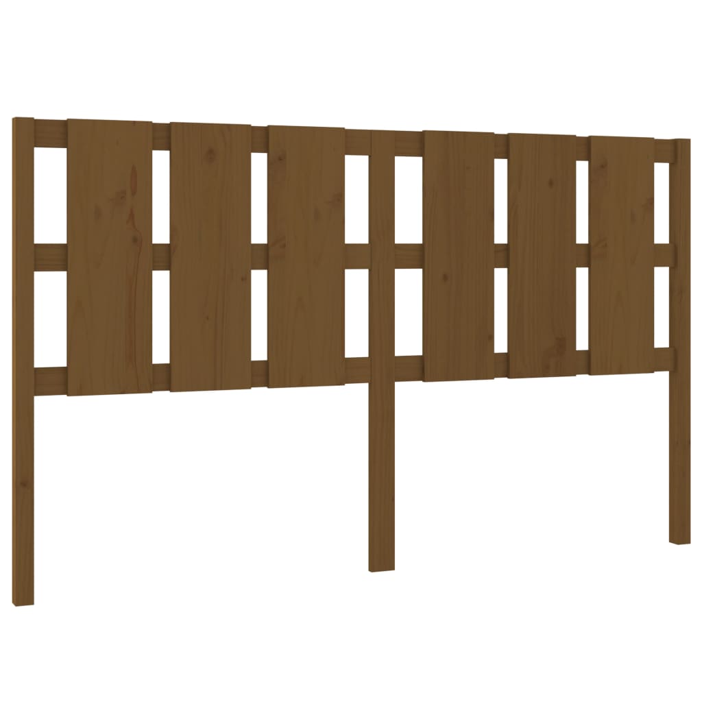 Testiera per Letto ambra 185,5x4x100 cm Legno Massello di Pino