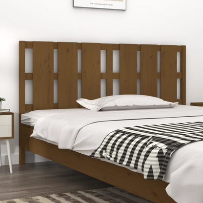 Testiera per Letto ambra 185,5x4x100 cm Legno Massello di Pino