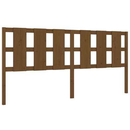 Testiera per Letto ambra 205,5x4x100 cm Legno Massello di Pino