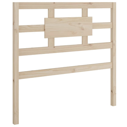 Testiera per Letto 95,5x4x100 cm Legno Massello di Pino