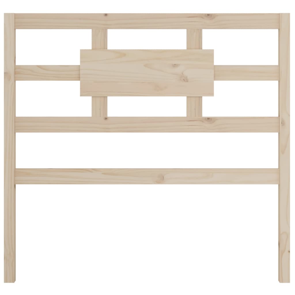 Testiera per Letto 95,5x4x100 cm Legno Massello di Pino