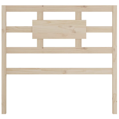 Testiera per Letto 95,5x4x100 cm Legno Massello di Pino