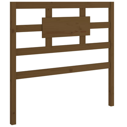 Testiera per Letto ambra 95,5x4x100cm in Legno Massello di Pino