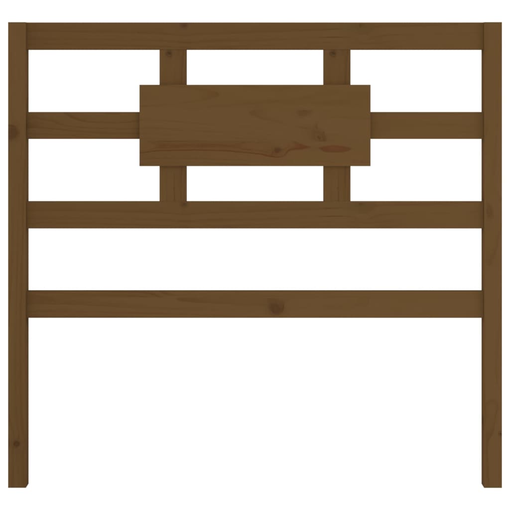 Testiera per Letto ambra 95,5x4x100cm in Legno Massello di Pino