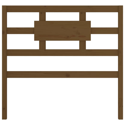 Testiera per Letto ambra 95,5x4x100cm in Legno Massello di Pino