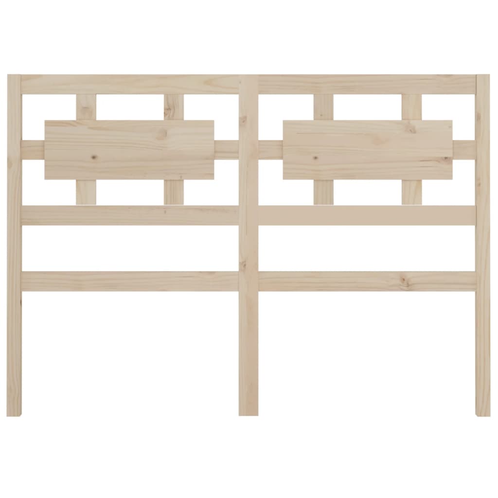 Testiera Letto 125,5x4x100 cm in Legno Massello di Pino