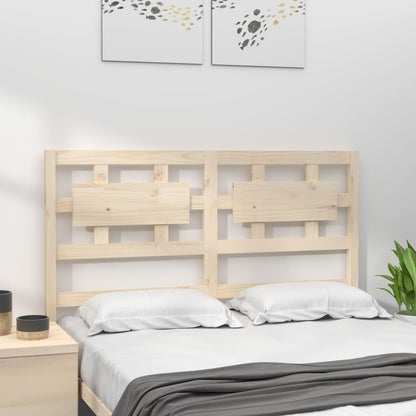 Testiera per Letto 140,5x4x100 cm Legno Massello di Pino