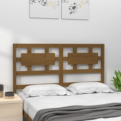 Testiera per Letto ambra 145,5x4x100 cm Legno Massello di Pino