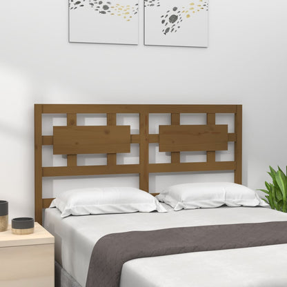 Testiera per Letto ambra 155,5x4x100 cm Legno Massello di Pino