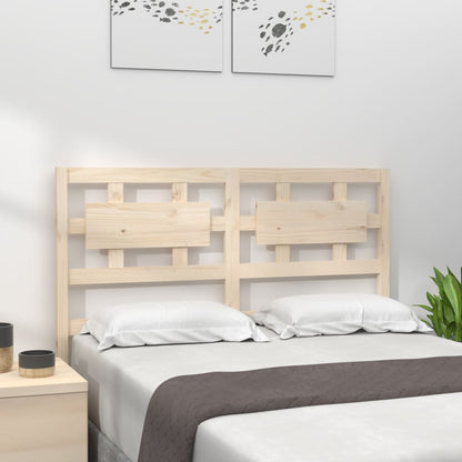 Testiera per Letto 165,5x4x100 cm Legno Massello di Pino