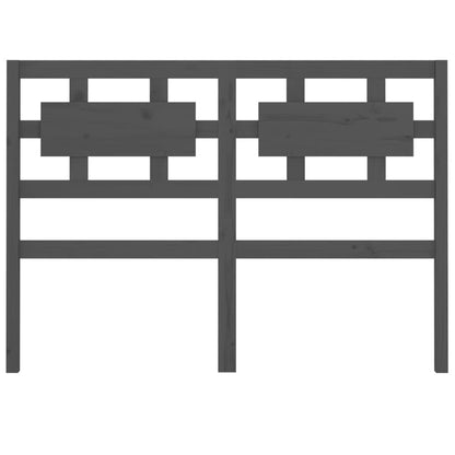 Testiera per Letto Grigia 165,5x4x100 cm Legno Massello di Pino