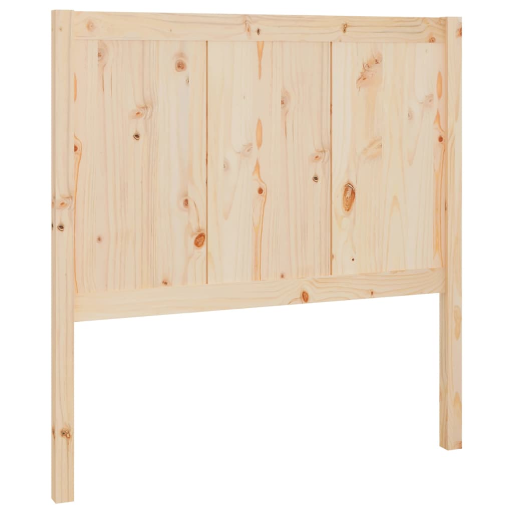 Testiera per Letto 105,5x4x100 cm in Legno Massello di Pino