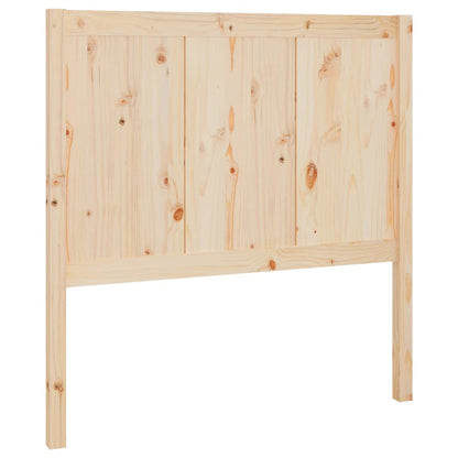 Testiera per Letto 105,5x4x100 cm in Legno Massello di Pino