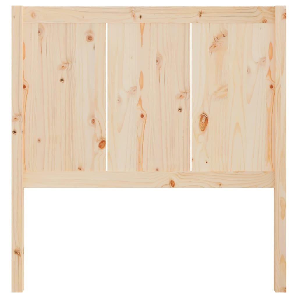 Testiera per Letto 105,5x4x100 cm in Legno Massello di Pino