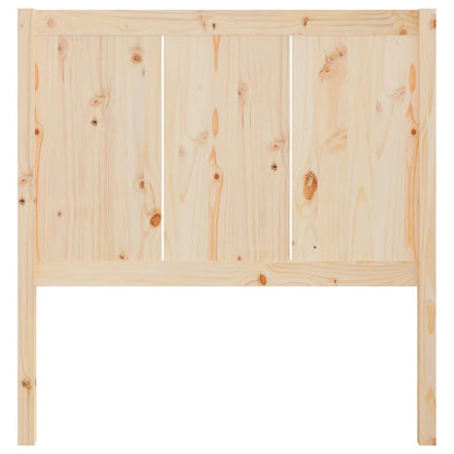 Testiera per Letto 105,5x4x100 cm in Legno Massello di Pino