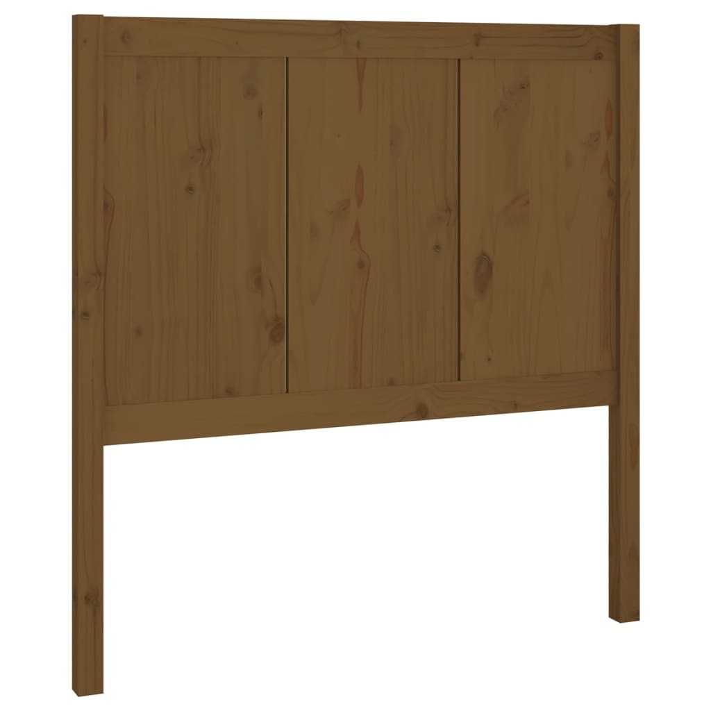 Testiera per Letto ambra 105,5x4x100 cm Legno Massello di Pino