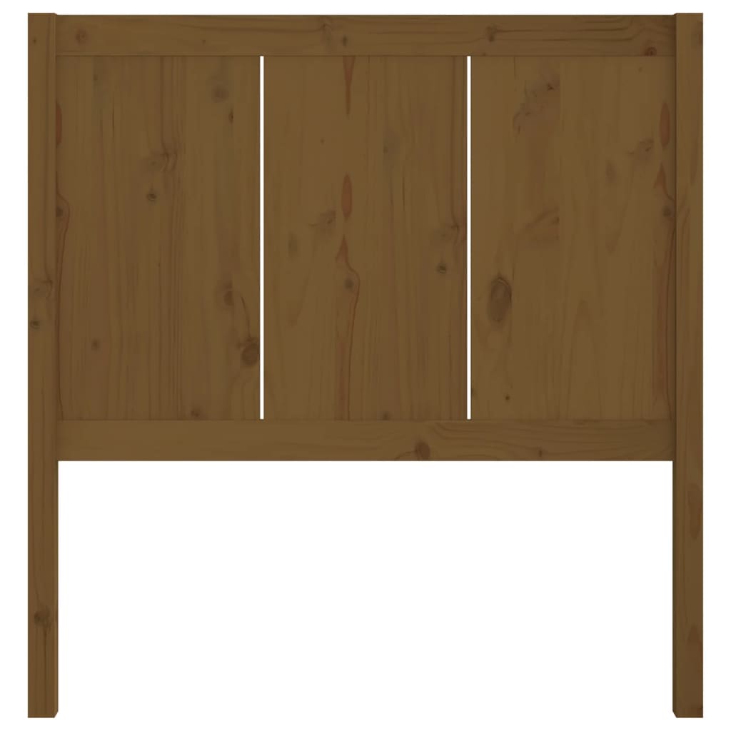 Testiera per Letto ambra 105,5x4x100 cm Legno Massello di Pino