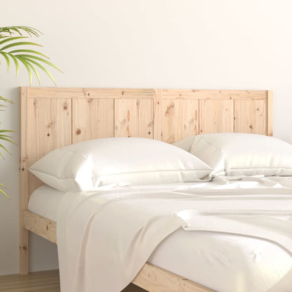 Testiera per Letto 125,5x4x100 cm in Legno Massello di Pino