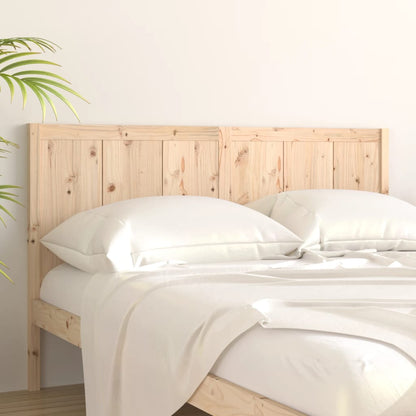 Testiera per Letto 155,5x4x100 cm in Legno Massello di Pino